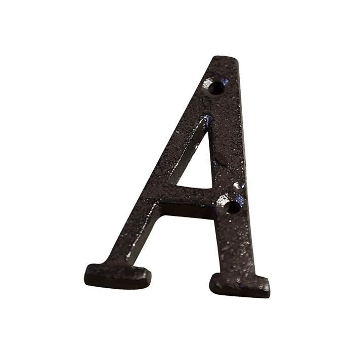 Lettre de numéro de fer en alliage créatif Lettre de maison de bricolage créatif c42695