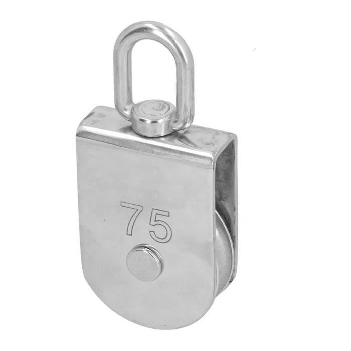Poulie En Laiton Pour Drapeau De Bateau - 32 Mm - Capacité Corde 12 Mm - Pour Yacht & Voilier - 8