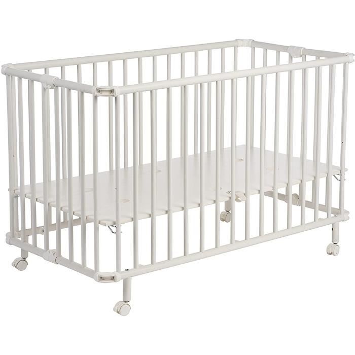 Lit Bebe Pliant Mayla Bois Blanc 60 X 1 Cm 34 Cdiscount Puericulture Eveil Bebe