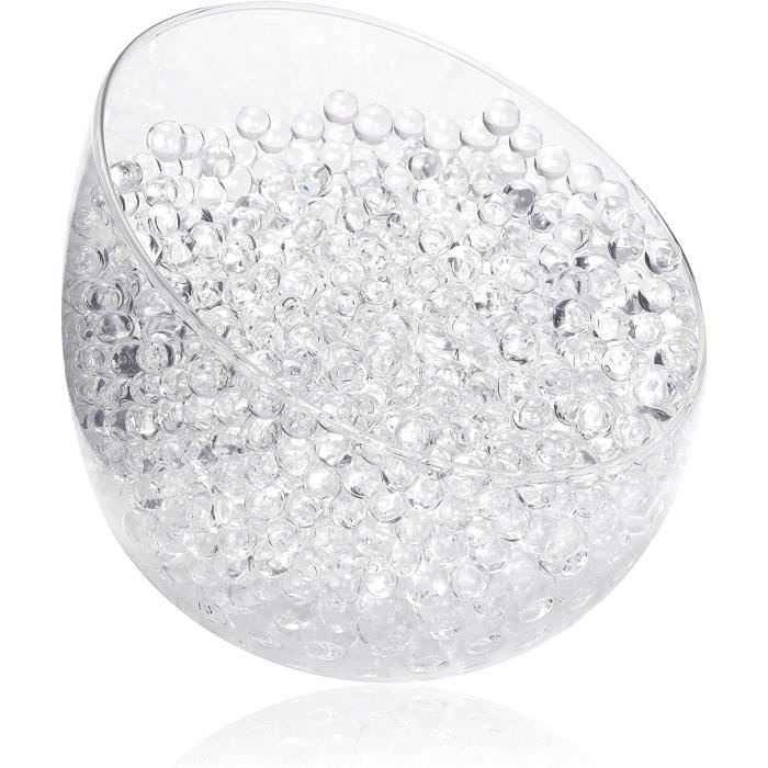 Perles D'Eau,Env. 20.000 Perle D'Eau Transparente - Bille D'Eau  Transparente Pour Vase Decoratif,Billes Hydrogel (100G)[u1195] - Cdiscount  Maison