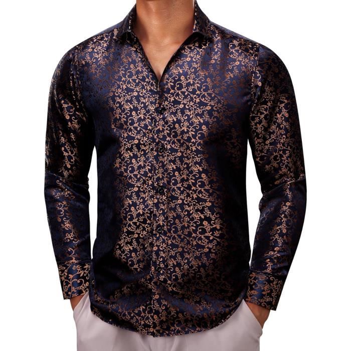 Chemise homme deals motif cachemire