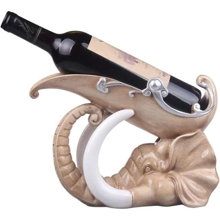 Tooarts Casier à Vin Flamant Rose Métal - Sculpture Décorative Mignonne Pour Bouteille