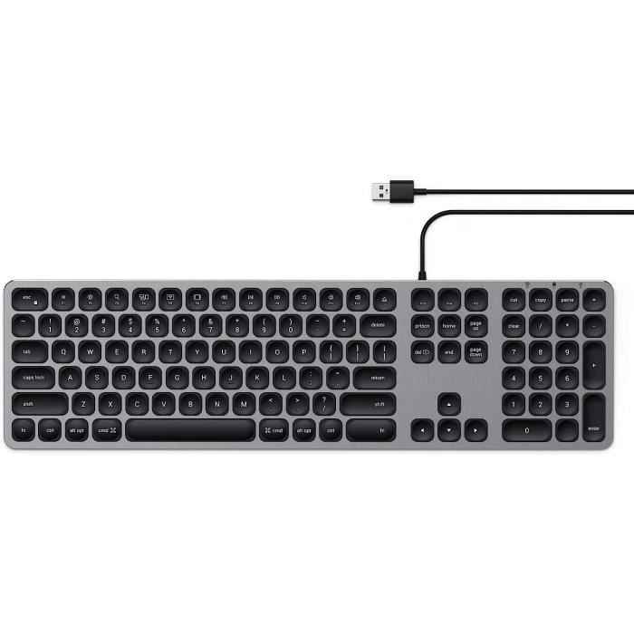 Clavier Filaire USB en Aluminium avec pavé numérique - pour MacBook Pro ...