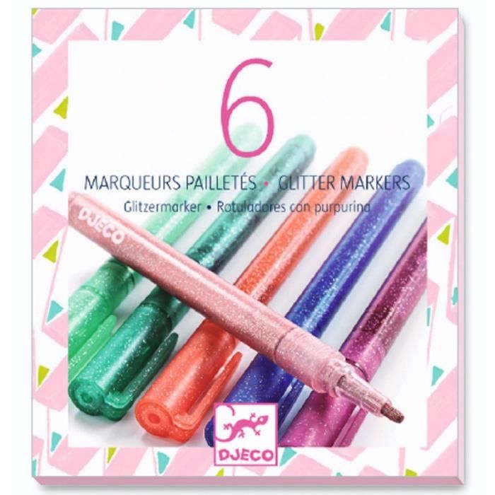 Feutre Paillette 6 Marqueurs Pailletes Djeco Feutre A Paillettes Couleurs Pastel Cdiscount Beaux Arts Et Loisirs Creatifs Feutre Paillette 6 Marqueurs Pailletes Djeco Feutre A Paillettes Couleurs Pastel Cdiscount Beaux Arts Et Loisirs Creatifs