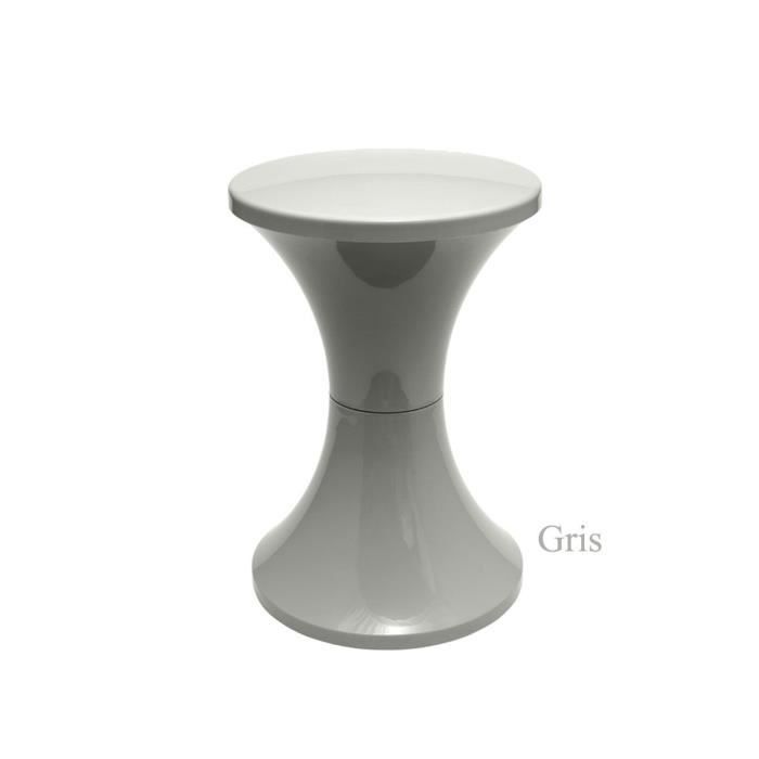 Tabouret Tam-Tam mat gris