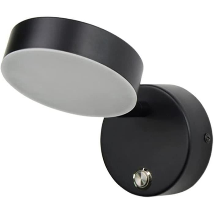 Applique Murale LED 3 Lumières Avec Interrupteur - Déco Moderne Pour Escalier, Chambre, Couloir - Finition Or Brillant