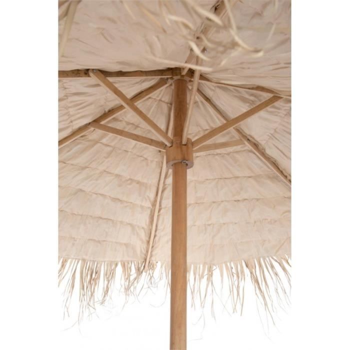 Parasol Paille Pas Cher Grand Parasol Paille Naturel 250x250x270cm Achat Vente Parasol
