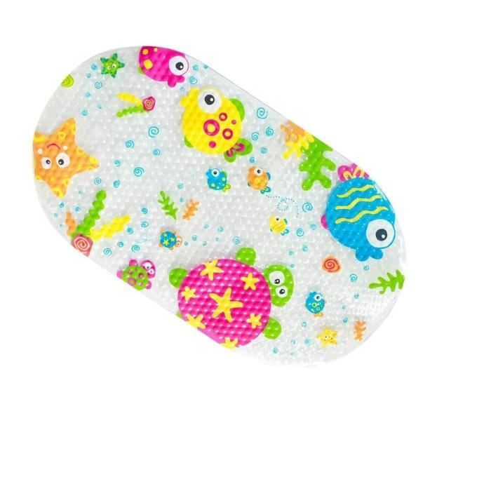 Tapis de Baignoire - Non spécifié - Tortue de mer - Antidérapant - 38 x 69 cm - PVC