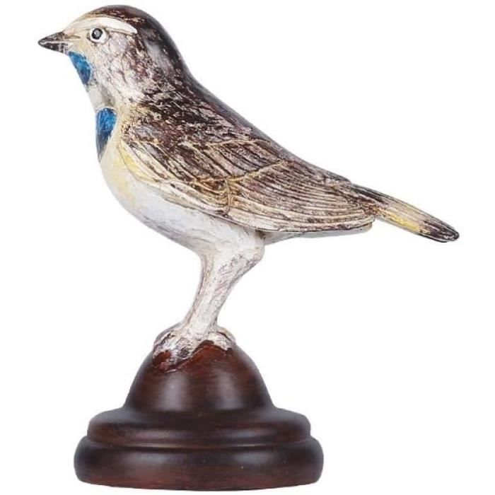PTLD Sculpture Statuette Sculptures pour Salon Simulation Oiseau Pie Moineau Perroquet