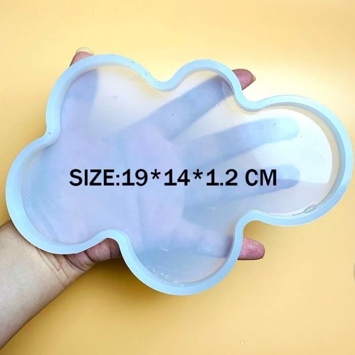 Moule silicone gâteau forme carré nuage boule pâtisserie 3D entremet  20.5*4.5 cm