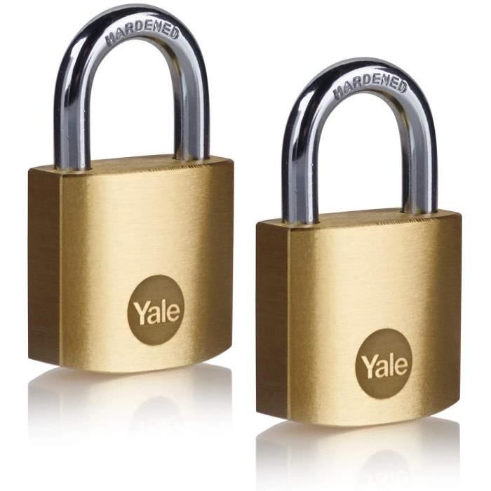 Yale Y110B, 30, 115, 2 - Lot de 2 cadenas laiton…