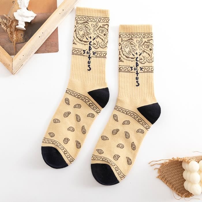 G02 Chaussettes pour hommes chaussettes de Sport Travis Scott