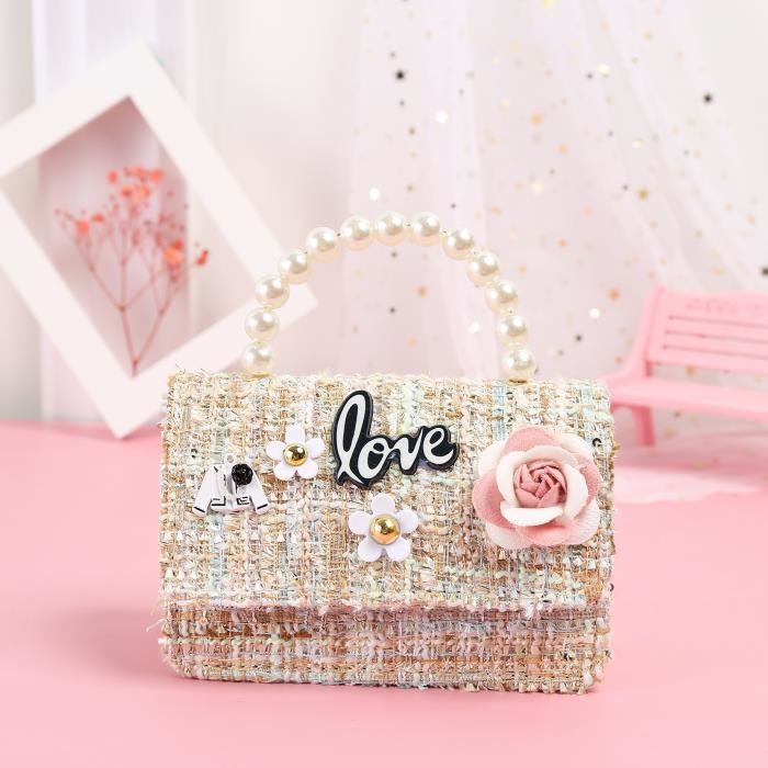 Petit sac a top main pour fillette