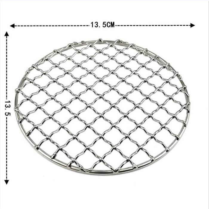 Grille Pliante, Support De Camping Portable Pliable En Acier Inoxydable Support De Feu De Camp Ultraleger Barbecue Grill Pour Camping Randonnee Barbecue Peche 88665518