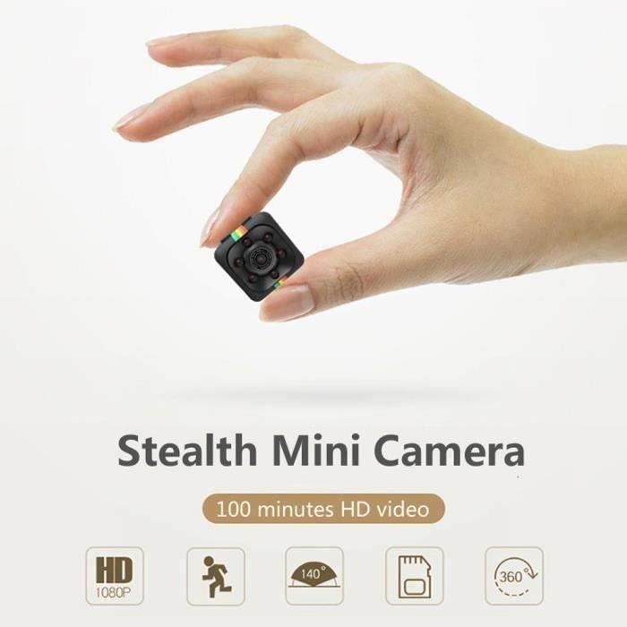 Caméra Cachée 1080P Mini Caméra Spy Web Portable HD avec Vision Nocturne et Détection de Mouvement Caméra de Surveillance Séc