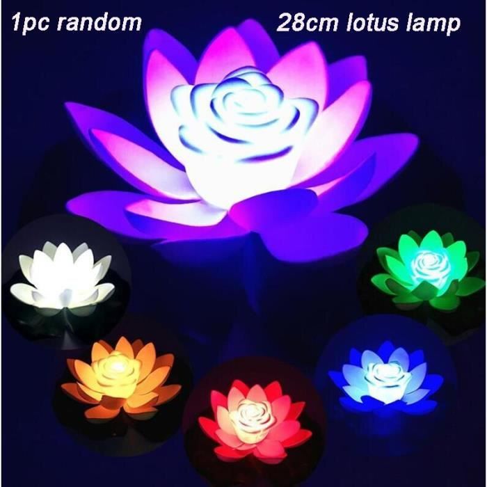 Photophore Lotus Cristal Violet - Décoration Maison & Mariage - 11x8cm - Verre Lumineux