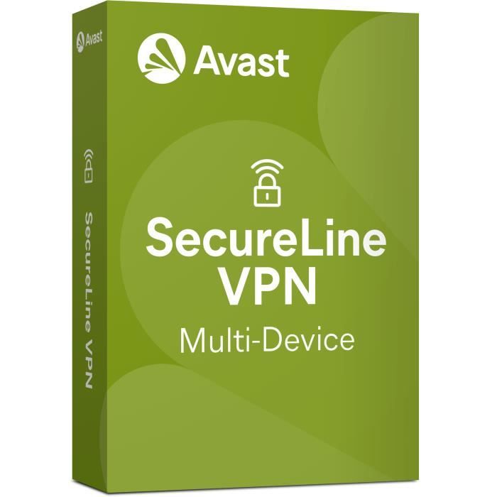 Avast SecureLine VPN 1 appareil 1 an Licence électronique