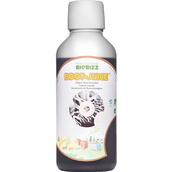 Engrais BIOBIZZ Root Juice - Stimulateur de racines 100% végétal - 250 ml