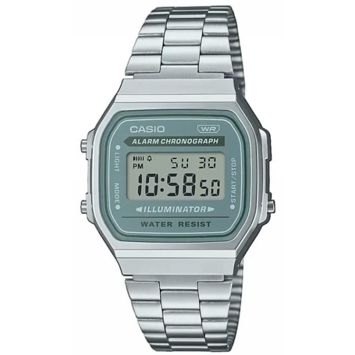 Montre - CASIO - A168WA-3AYES - Acier - Étanche 30m - Vintage