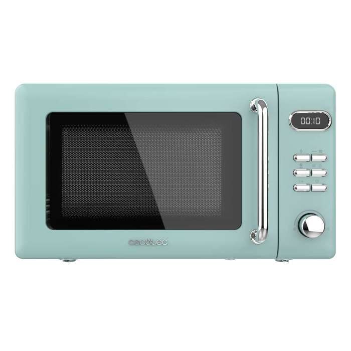Cecotec Micro-ondes de 20 L avec grill ProClean 5110 Retro Green