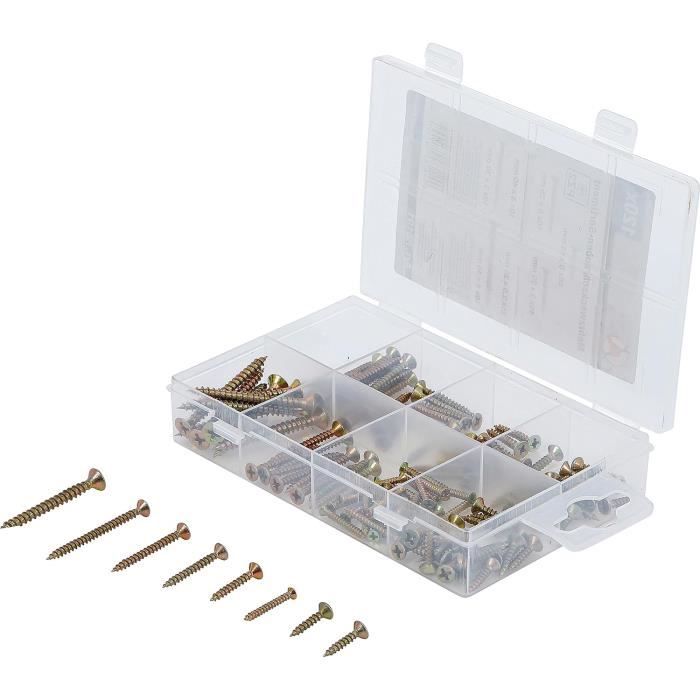 Bgs Diy 80975 Vis Multifonctions Cruciforme Pz3 6,0 X 100 Mm 20pièces