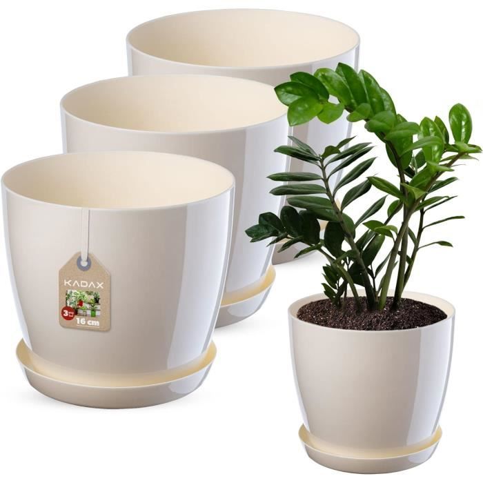 Support Roulant Pour Gros Pots De Fleurs - 200 Kg, Roues 360° Avec Freins, Réglable (blanc)