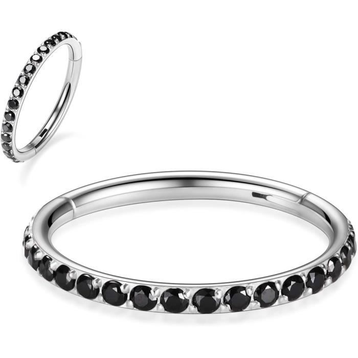 1 Pz. Anello Perline Captive A SFERA FISSA In Acciaio - Foto 6