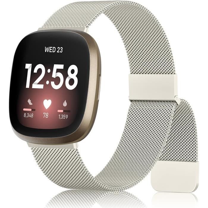 Grand Noir Rechange Bracelet Avec Fermoir pour Fitbit Flex