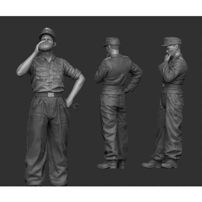 XINGCHANG 1/35 Figurines Résine Anti-Chimiques Double Groupe - Maquette Non Assemblée Non Peinte