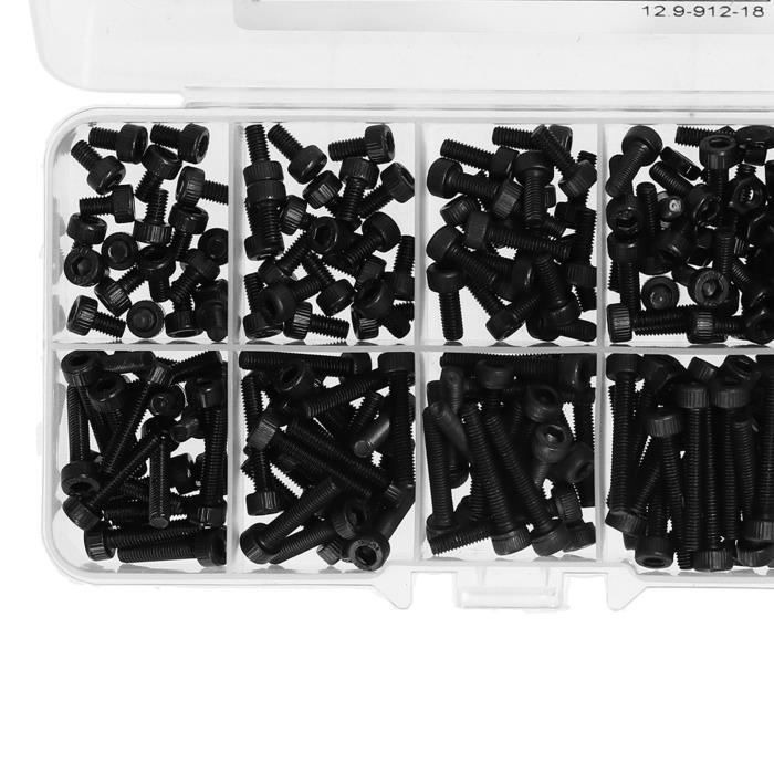 Lot De 20 Vis à Tête Pan Fendue M6x60mm Avec écrous Hexagonaux – Assortiment En Nylon