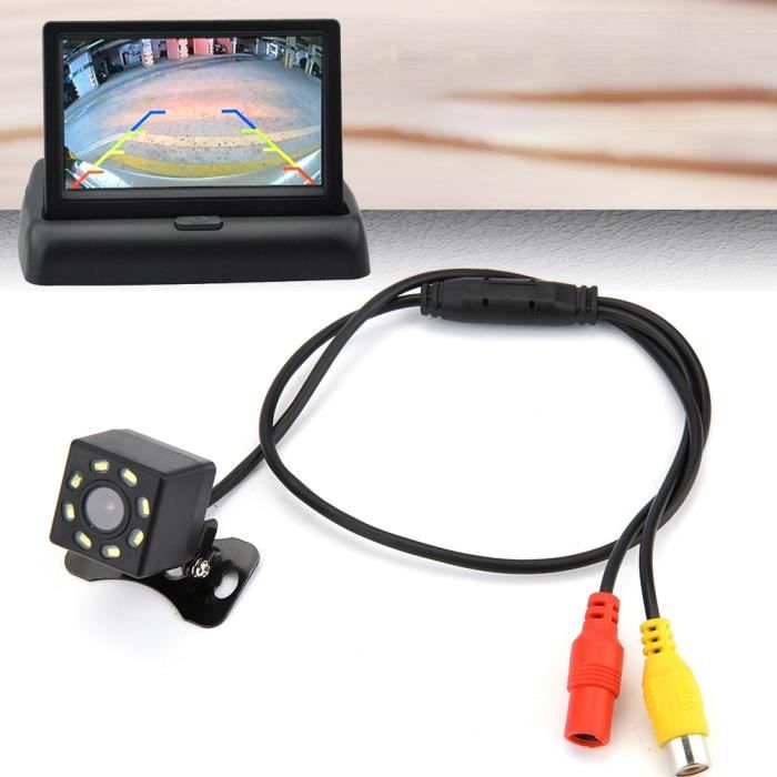 Caméra De Recul Voiture HD 170° - Vision Nuit IP68 - Avec Règle De Stationnement - Étanche