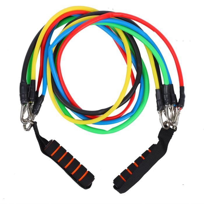 Fafeicy Bande de résistance Ensemble de bandes de résistance élastiques pour Fitness et Yoga, 4