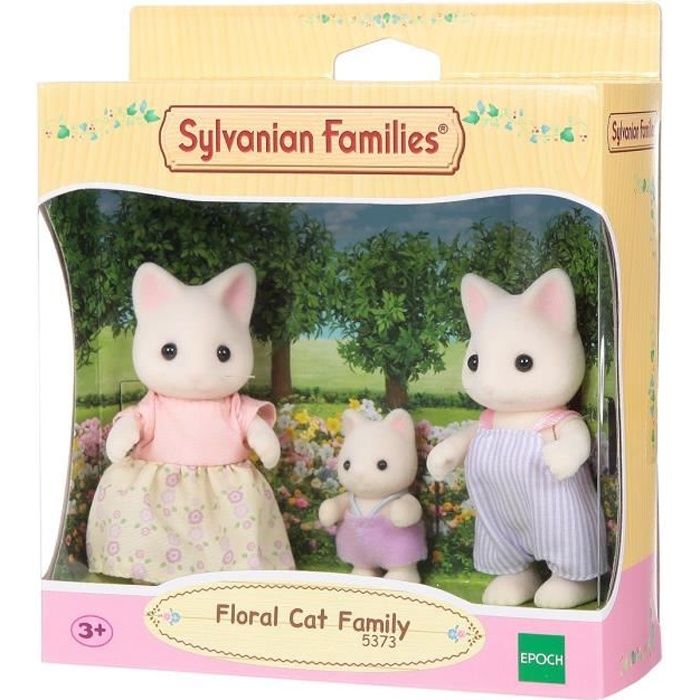 Sylvanian Famille Chat Blanc Cdiscount