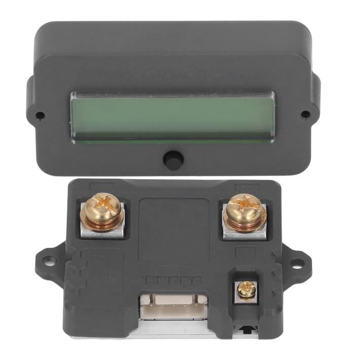 Compteur Tension Batterie 12V-84V Avec Capteur Température - Multifonction