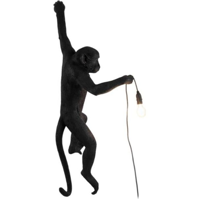 lampe de table singe salon lumiere eclairage creatif decor applique cdiscount maison