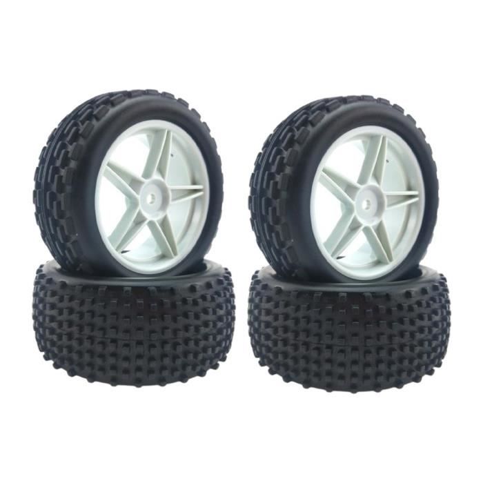 Duendhd 4 Pièces Pneus Avant & Arrière Pour WLtoys 124016 1/12 - Upgrade Performance RC