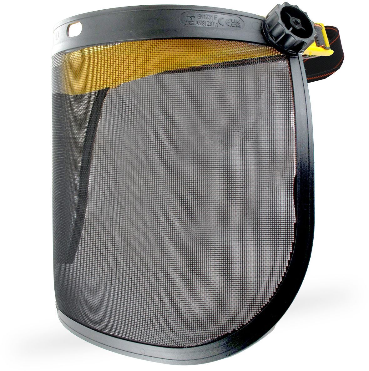 JARDIN PRATIQUE Visière de protection grillagée relevable - En métal