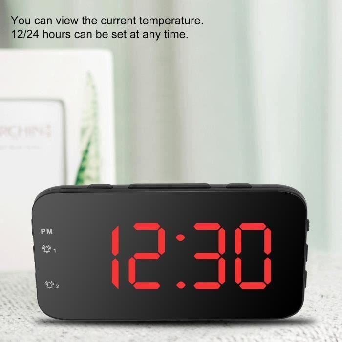 Horloge de tableau de bord Ultra-mince avec affich... - Grandado Horloge de tableau de bord Ultra-mince avec affich... - Grandado