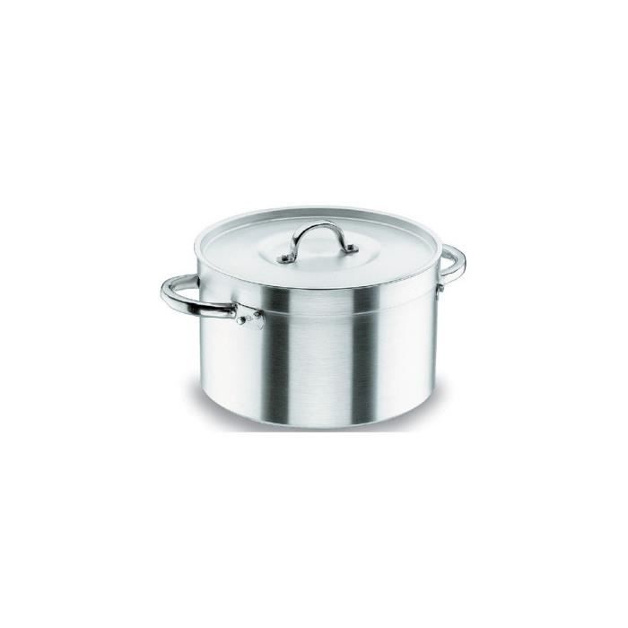 Braisière Lacor Chef Aluminium 36 Cm - 22,4 L Capacité Pro Pour Gaz, Électrique, Vitrocéramique