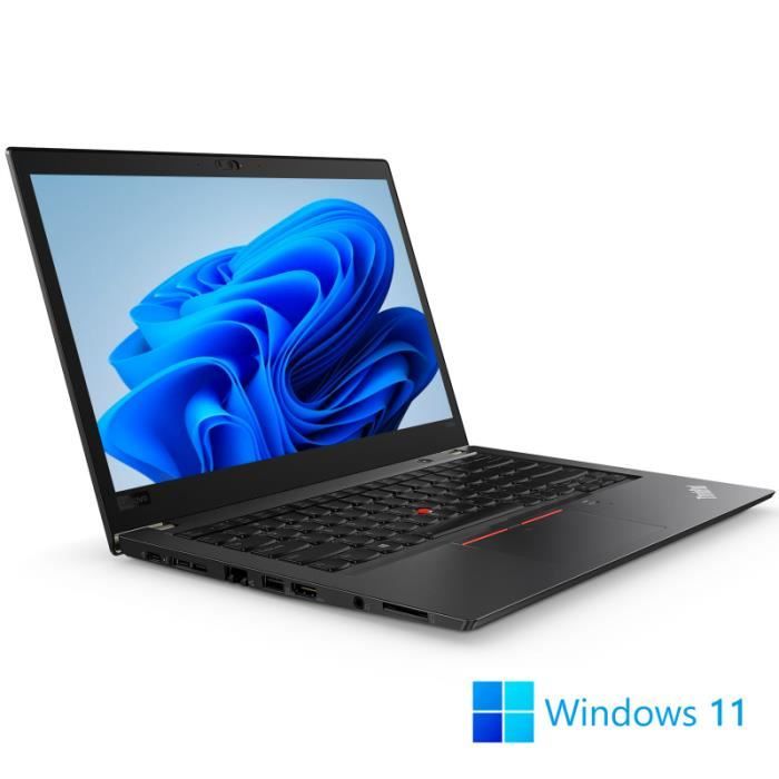 Ordinateur portable Lenovo ThinkPad T480s - 8Go - Intel Core i5-8350U - SSD 240Go - 14 Full-HD - Windows 11 - Lenovo