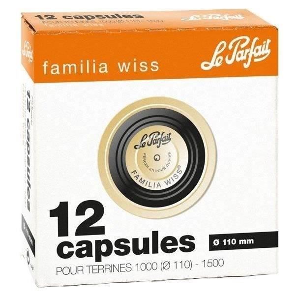 LE PARFAIT 1978024 Etui 12 capsules - D 110 Familia - Inox