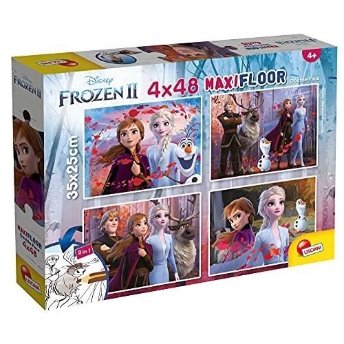 Puzzle - LISCIANI GIOCHI - Frozen 2 - 4 puzzles double-face - 48 pièces ...