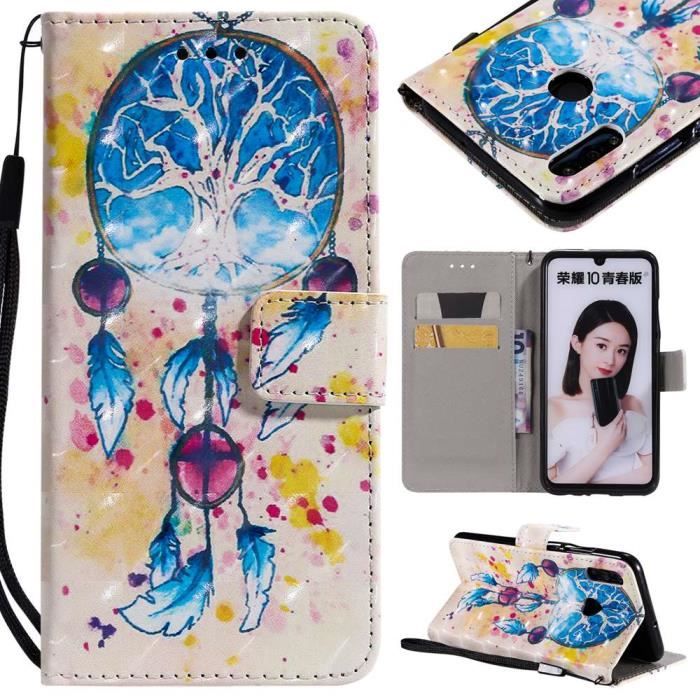 Coque à Clapet Pour Huawei P Smart 2019 / Honor 10 Lite - Couleur Rouge, TPU, Marque Mtb More Energy