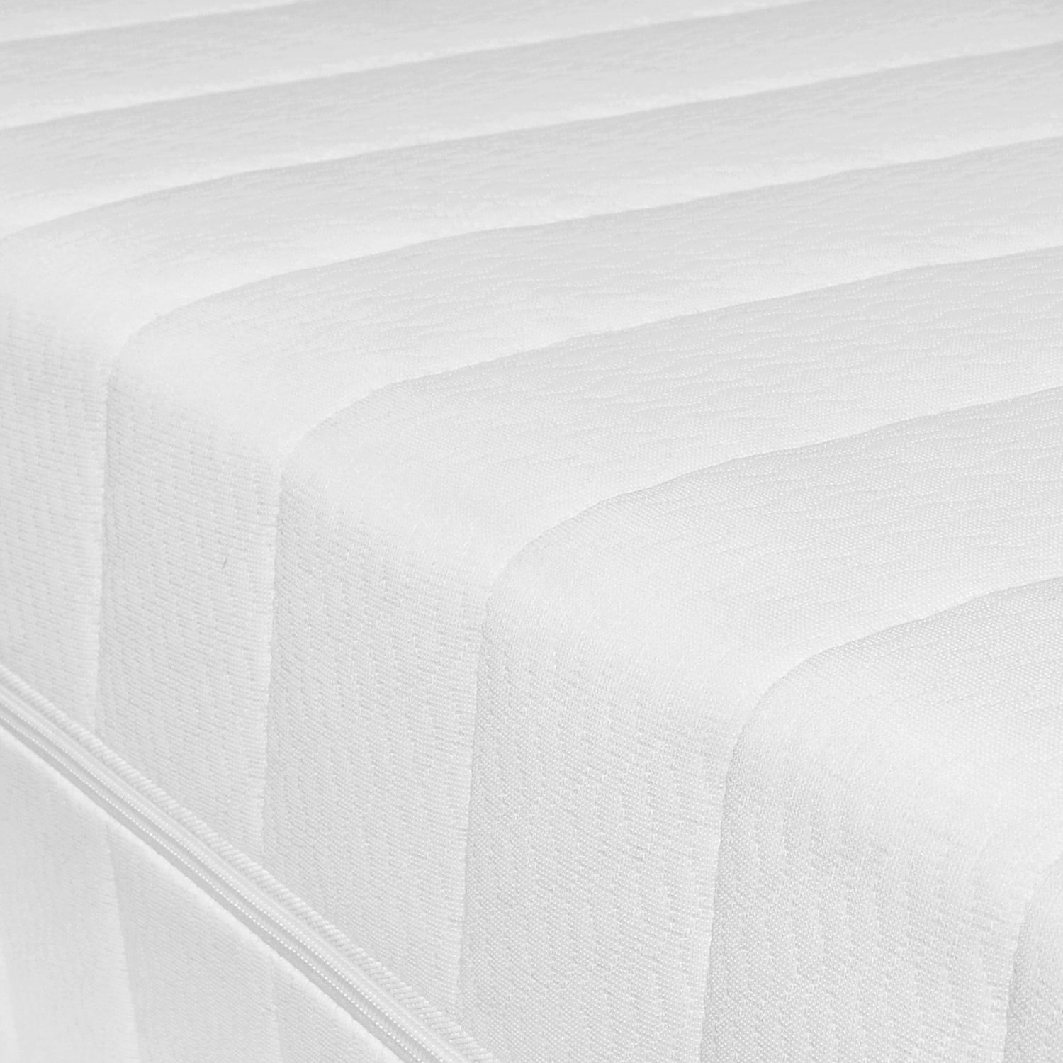 Matelas 90x200 cm microfibre, Matelas en mousse froide - 7 zones de confort - Hypoallergénique - Sommeil optimal - Fermeté réglable