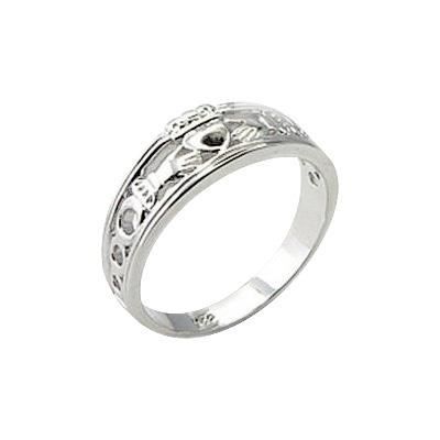 Bague Argent Sterling Claddagh Irlandais Poids 3 3g 7