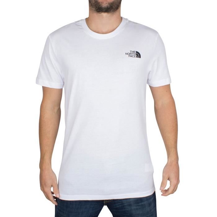 The North Face Homme T-shirt de logo Dome Simple, Blanc