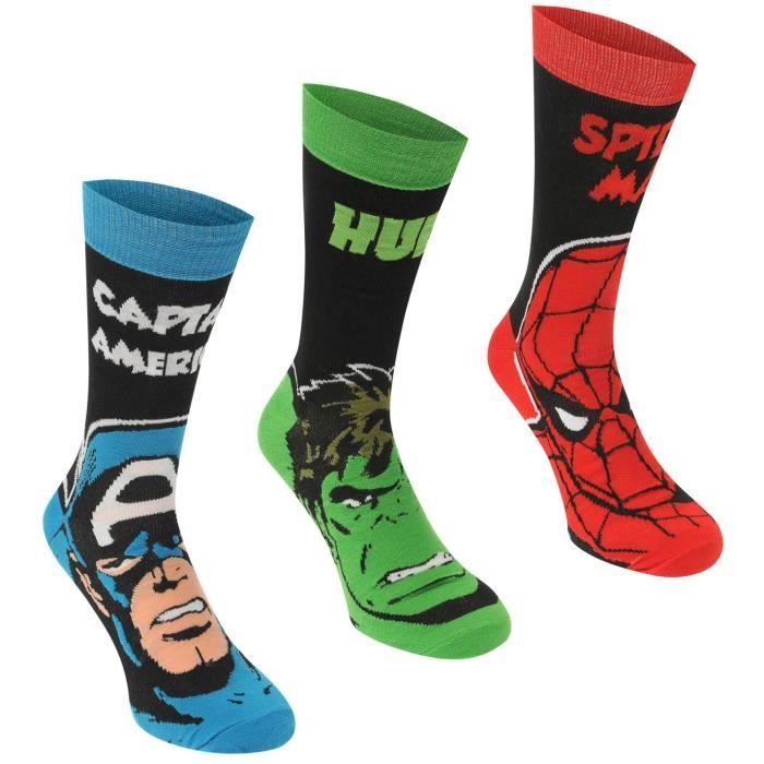 Chaussette shop marvel homme
