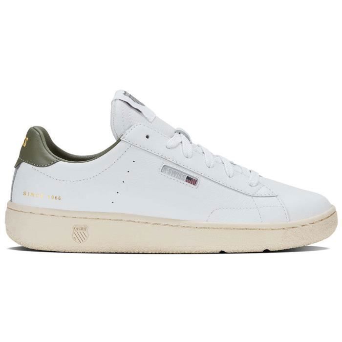 K-SWISS Baskets - K-SWISS - Slammklub CC - Blanc - Homme - White/deep lichen/vintage