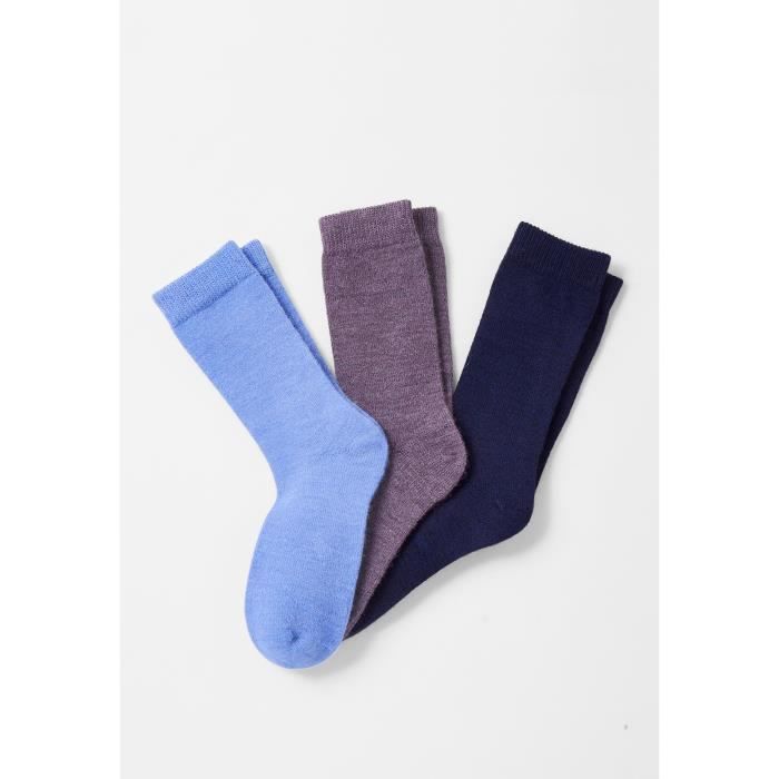 Chaussette Damart Lot de 3 paires de chaussettes unies Thermolactyl Lot Violet