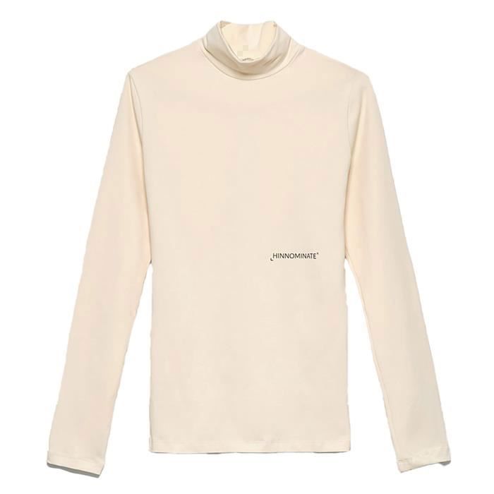 Pull Homme Col Roulé Manches Longues - Slim Fit, Polyester élastique, Pour Loisirs Décontracté